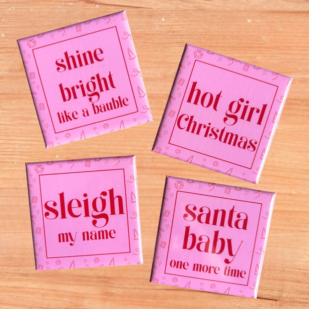 Cool Girl Christmas - 4 pack Mini's