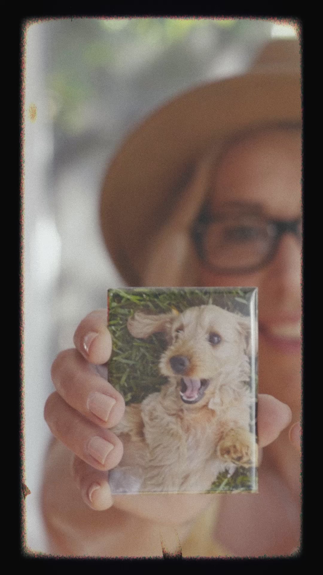 Load video: Urban Magnet Co Founder, Mel, creating customised magnets.