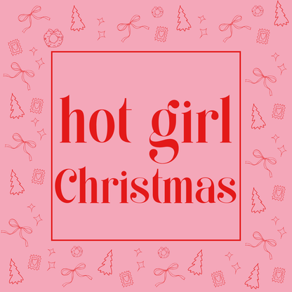 Cool Girl Christmas -  4 pack Mini's